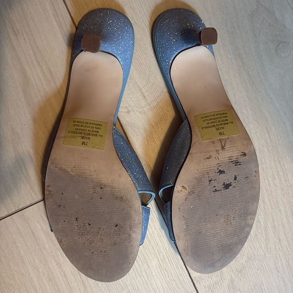 Vintage Y2K Impo sparkly light blue heels - Picture 5 of 8